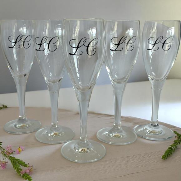 Taça de Champanhe de Vidro Personalizada