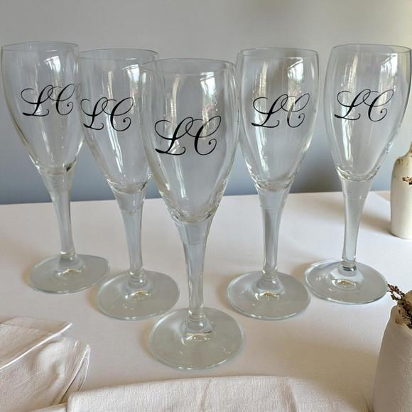 Taça de Champanhe de Vidro Personalizada