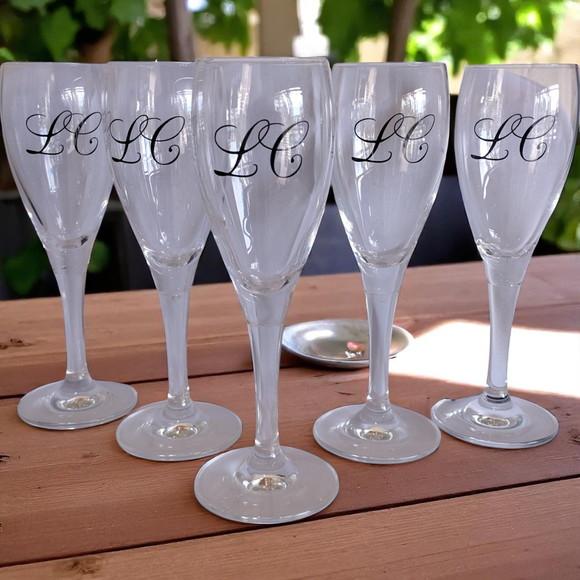 Taça de Champanhe de Vidro Personalizada