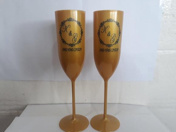 Taça de Champanhe 180ml Kit Personalizado