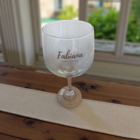 Taça de Gin de Vidro Transparente