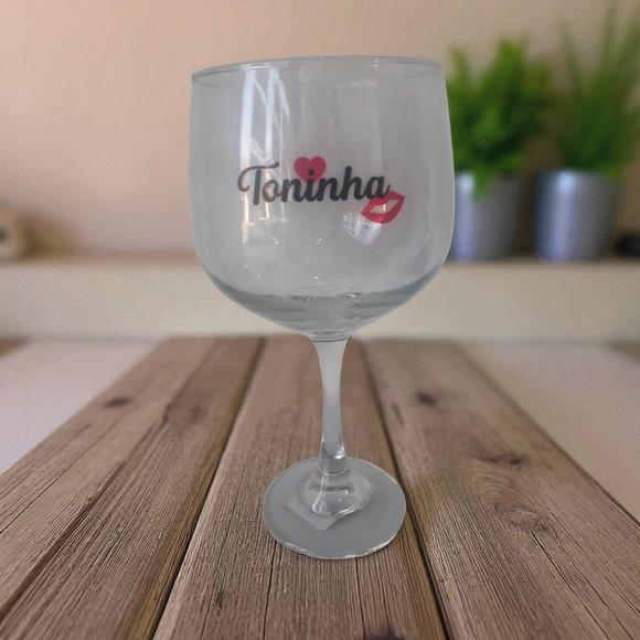 Taça de Gin de Vidro Transparente