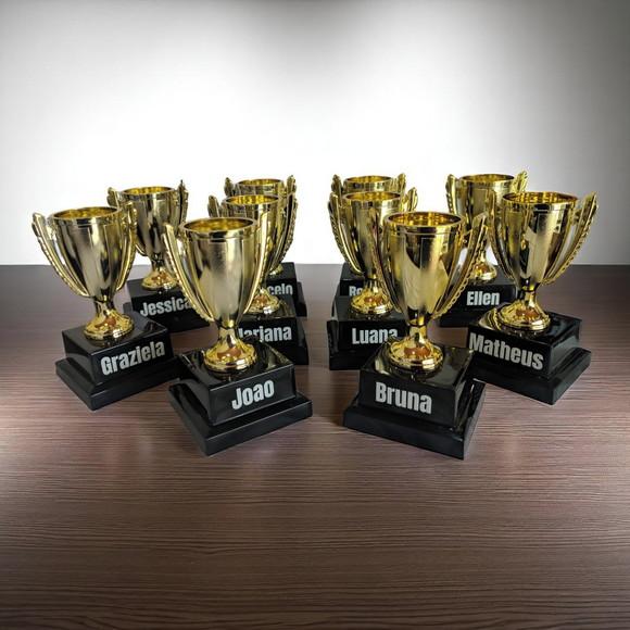 Troféu Dourado Personalizado