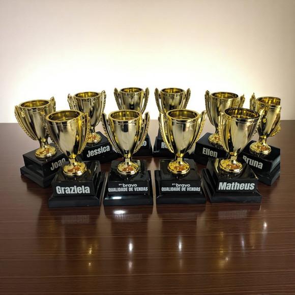 Troféu Dourado Personalizado