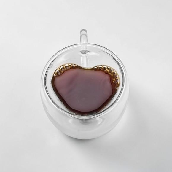 Xícara de Vidro 80ml Dia das Mulheres