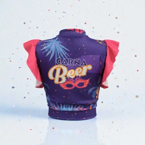 Abadá com Babado e Decote Personalizado