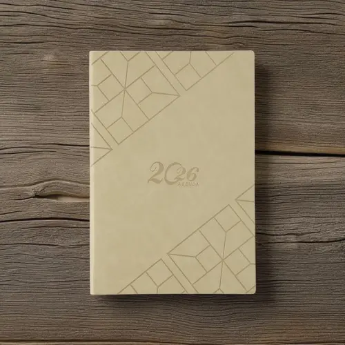 Agenda Couro Sintético 2026 Personalizada