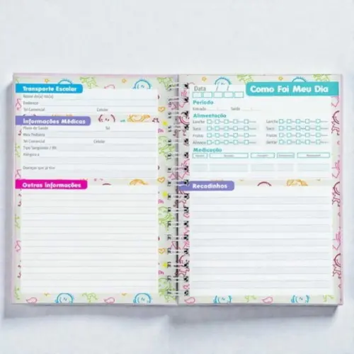 Agenda Escolar Infantil - 20x15cm