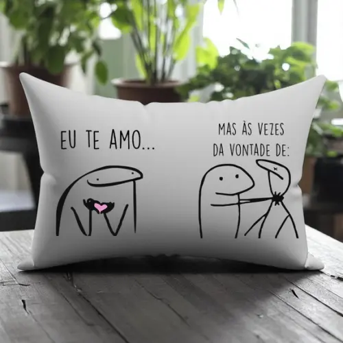 Almofada Dia dos Namorados Personalizada