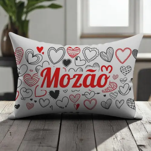 Almofada Dia dos Namorados Personalizada