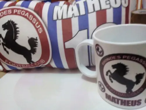 Almofada e Caneca Time Personalizada