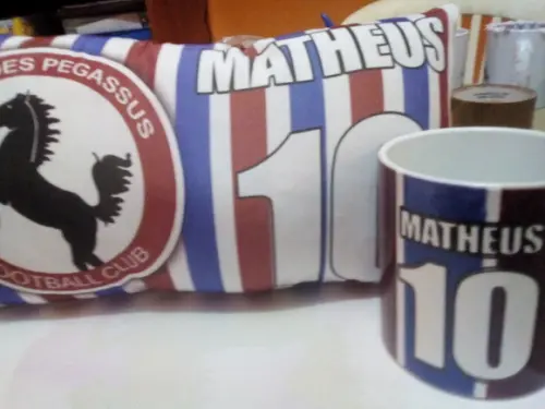 Almofada e Caneca Time Personalizada