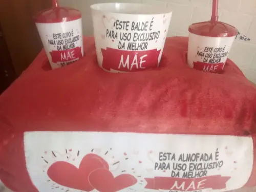 Almofada Pipoca Dia das Mães