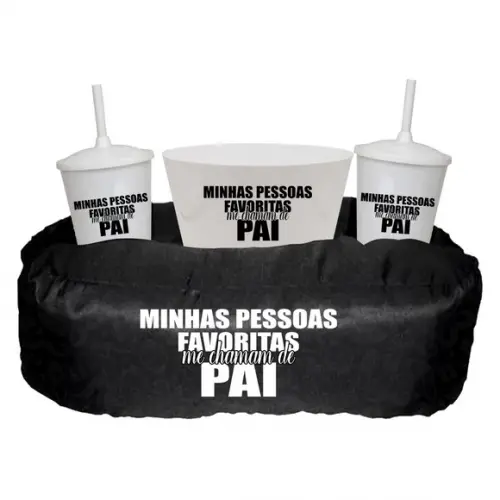 Almofada Porta Pipoca Dia dos Pais
