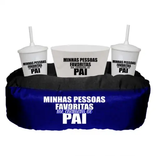 Almofada Porta Pipoca Dia dos Pais