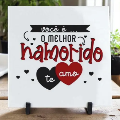 Azulejo 20x20 Dia dos Namorados Personalizado