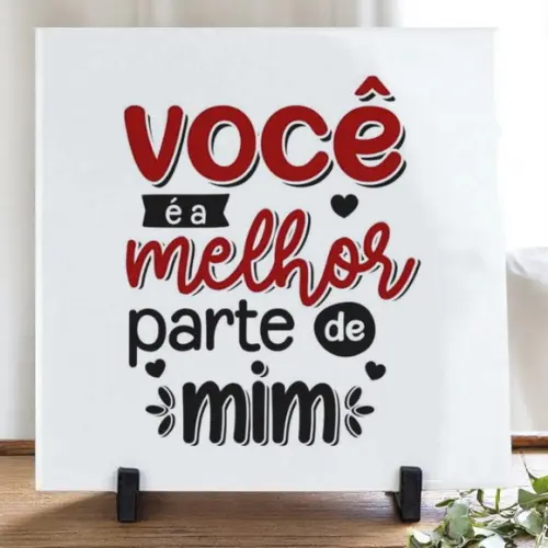 Azulejo 20x20 Dia dos Namorados Personalizado