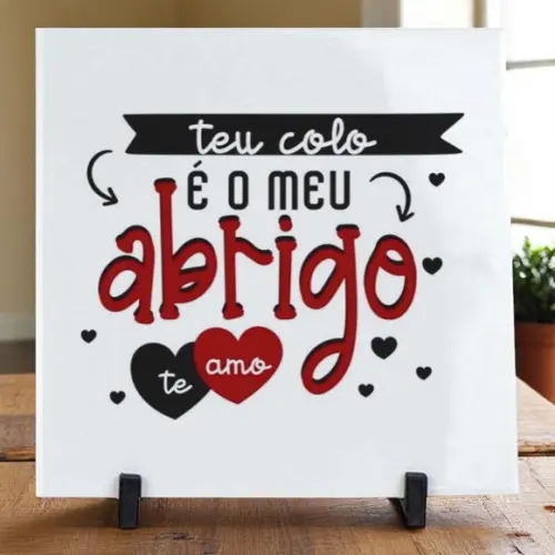 Azulejo 20x20 Dia dos Namorados Personalizado
