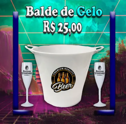 Balde de Gelo Personalizado