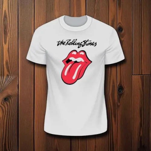 Camiseta Branca Rock Personalizada