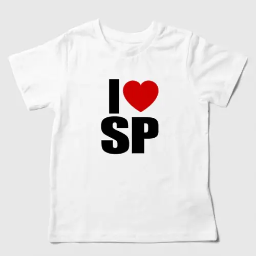 Camiseta Eu Amo São Paulo