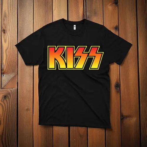 Camiseta Preta Rock Personalizada