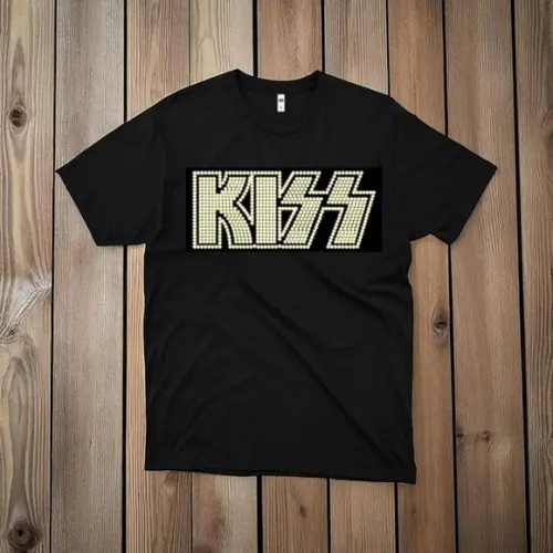 Camiseta Preta Rock Personalizada