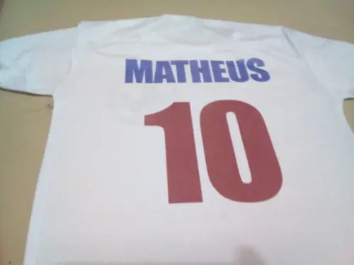 Camiseta Time Personalizada