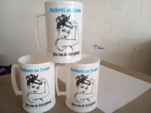 Caneca Acrílica 300ml Kit Personalizado