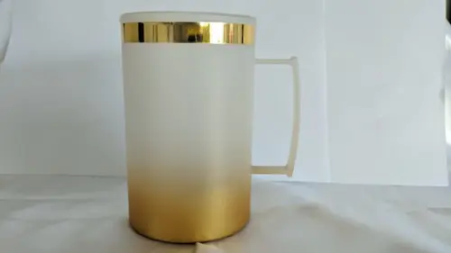Caneca Acrílica Degradê com Borda Personalizada