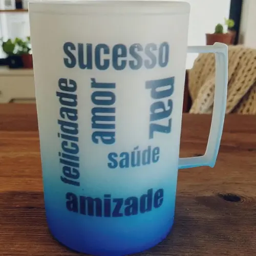 Caneca Acrílica Degradê Personalizada