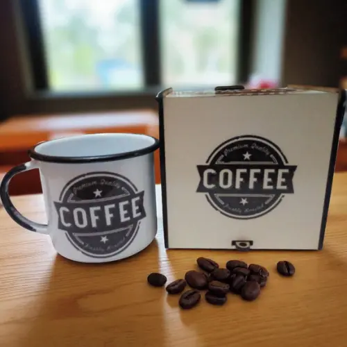 Caneca Agatha c/ Caixa mdf Personalizada