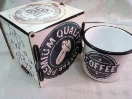Caneca Ágata 370 Ml Com Caixa Personalizada