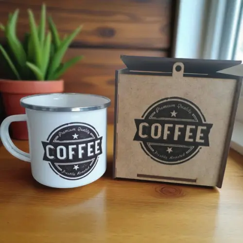Caneca Agatha c/ Caixa mdf Personalizada
