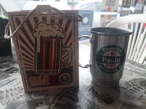 Caneca Alumínio - 500ml Personalizada