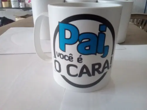 Caneca de Polímero Dia dos Pais - Kit 75 Unidades