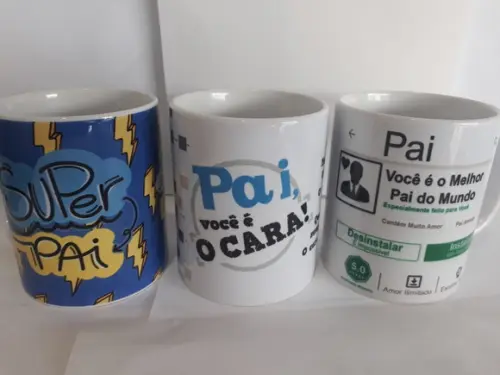 Caneca de Polímero Dia dos Pais Kit