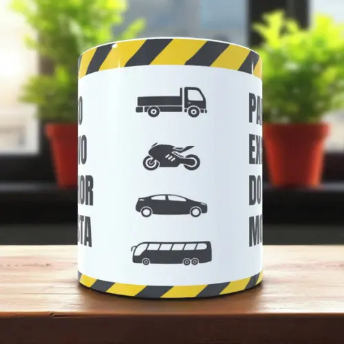 Caneca Dia do Motorista Personalizada