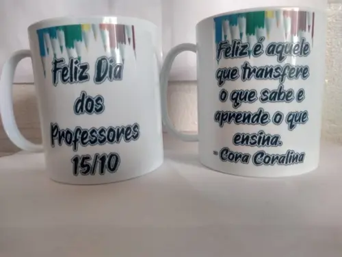 Caneca Dia dos Professores - Kit 32 Unidades