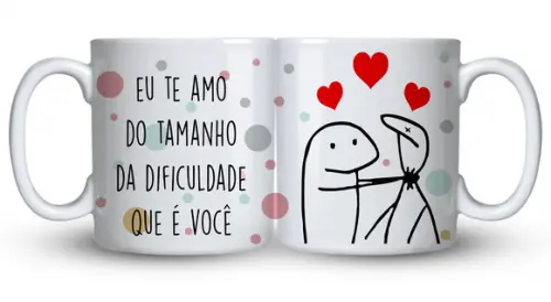 Caneca Flork Dia dos Namorados Duo
