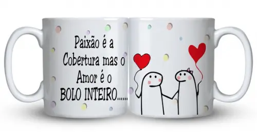 Caneca Flork Dia dos Namorados Duo