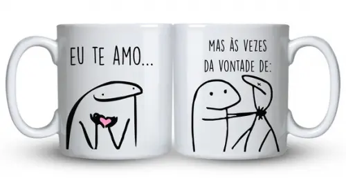 Caneca Flork Dia dos Namorados Duo