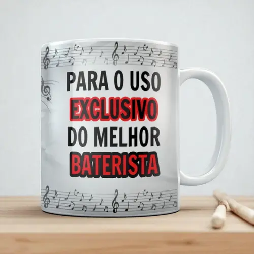 Caneca Melhor Baterista