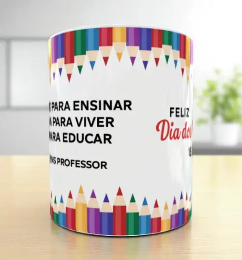 Caneca Porcelana Dia dos Professores