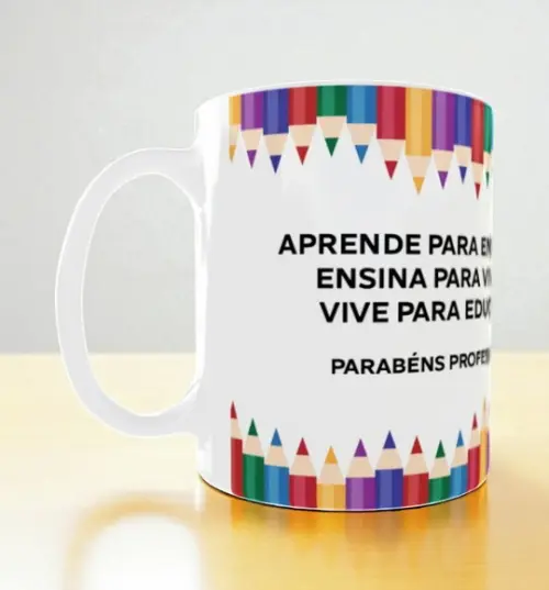Caneca Porcelana Dia dos Professores