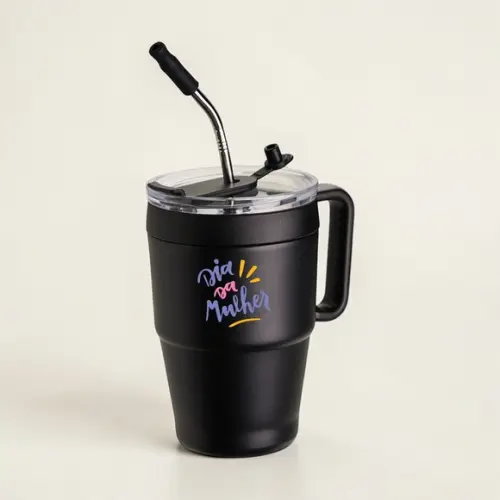 Caneca Térmica 600ml Dia das Mulheres