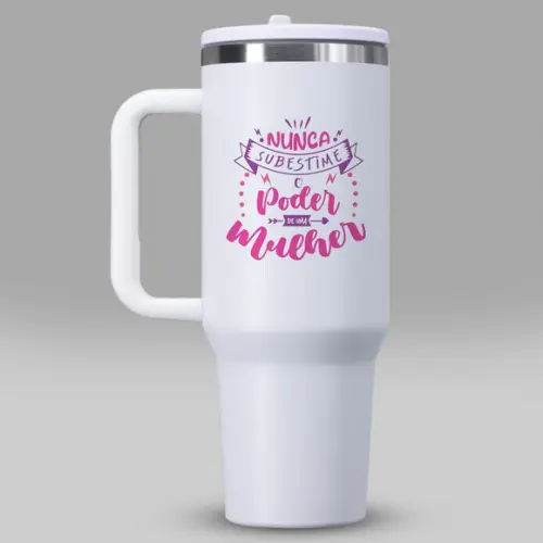 Caneca Térmica Dia das Mulheres Personalizada
