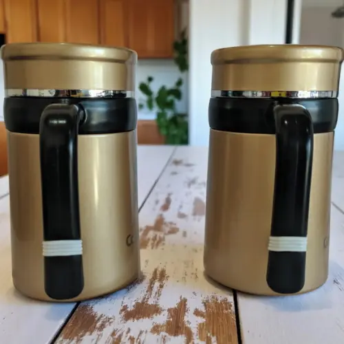 Caneca Térmica Inox 500ml com Display Led Personalizada