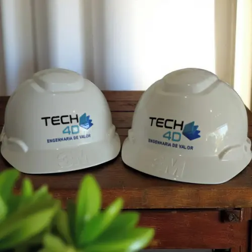Capacete Branco 3m Personalizado