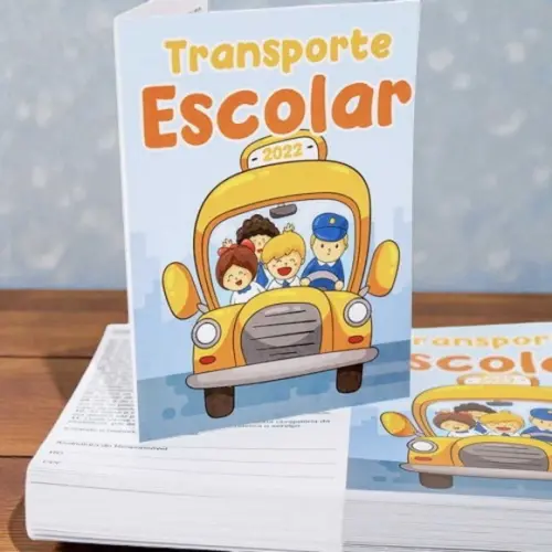 Carteirinha Transporte Escolar Kit -10 un